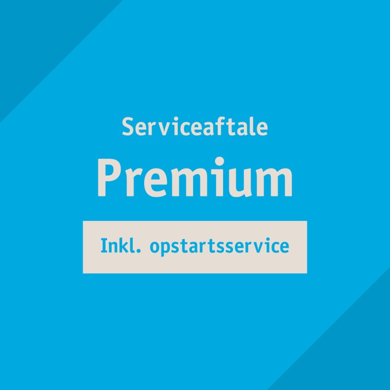 Serviceaftale Premium Inkl. Opstartsservice